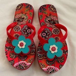 Vera Bradley flip flops